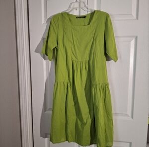 Gudrun Sjoden Green Summer Dress